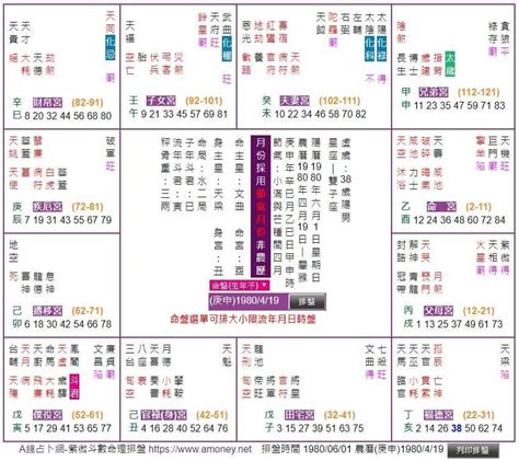 紫微斗數免費|紫微斗數排盤程式